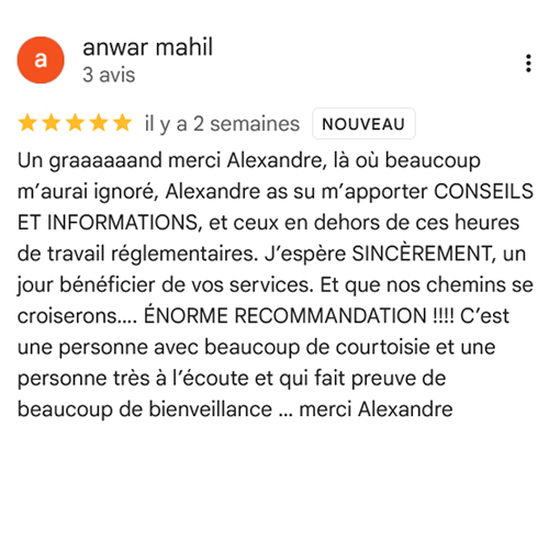 Avis client 5